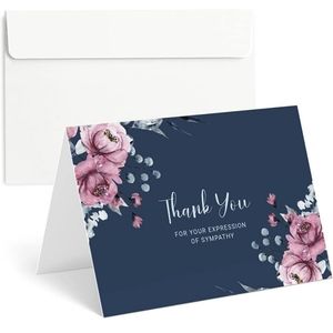 Thank you for your Sympathy Funeral Memorial Cards 9